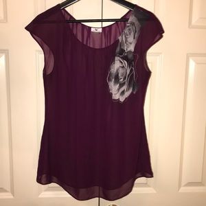 Worthington sheer blouse